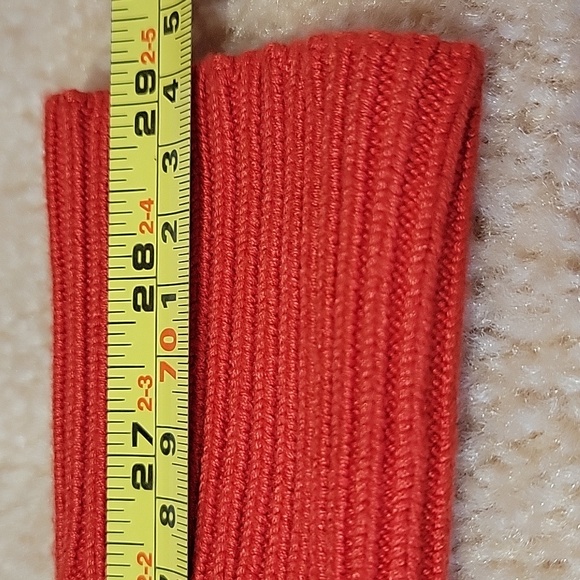 lily morgan Orange Ribbed Cardigan US S NWOT - Picture 8 of 12